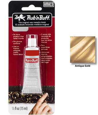 Rub N Buff-Metallic Color (1/2 Oz. Tube - Antique Gold)